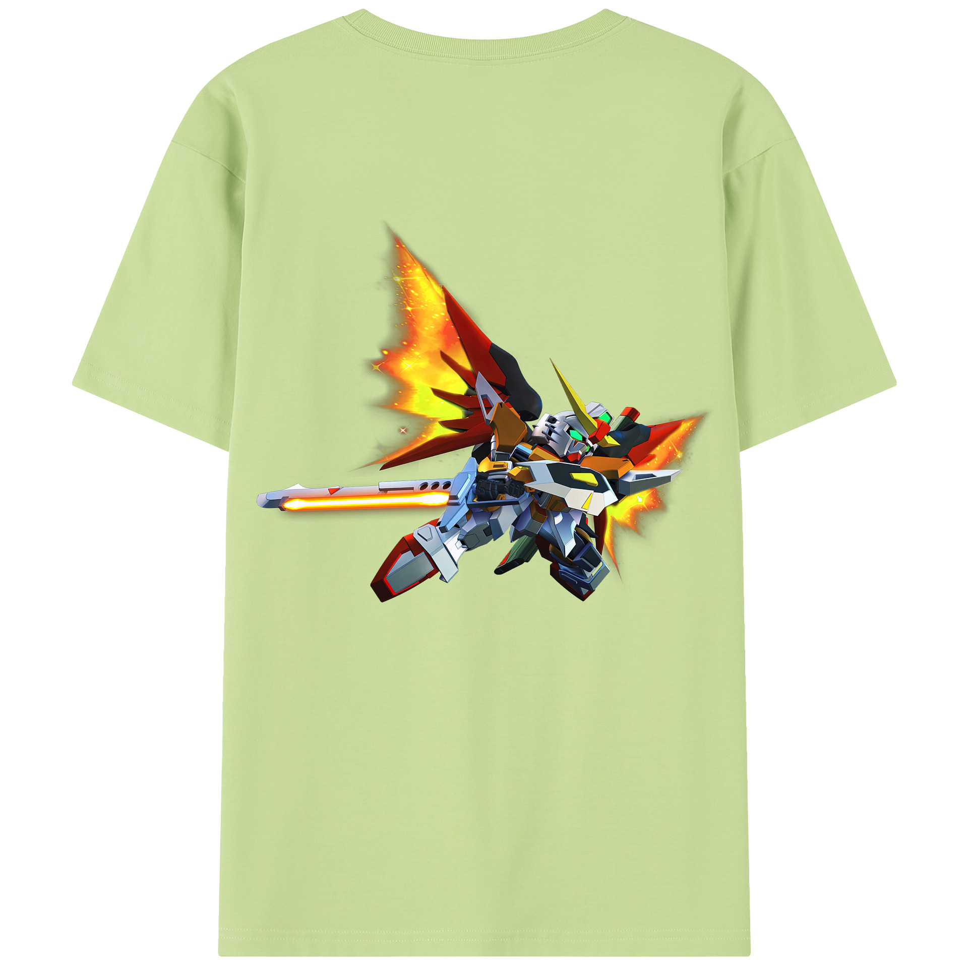 （画像用） 機動戦士ガンダム Mobile Suit Gundam 綿100％半袖Tシャツ（背面プリント）